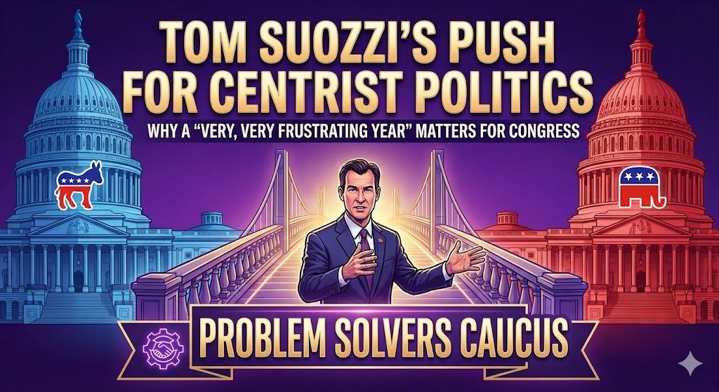 Tom Suozzi’s Push for Centrist Politics: Why a “Very, Very Frustrating Year” Matters for Congress